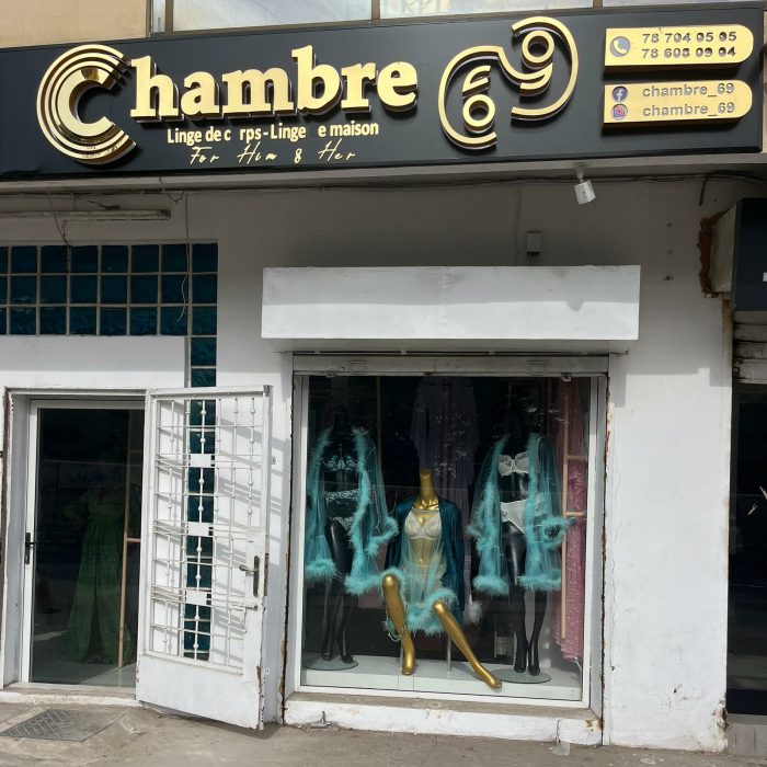 Boutique de lingerie à Dakar